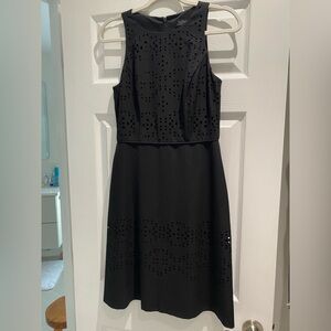 Tahari black A-line dress, size 4